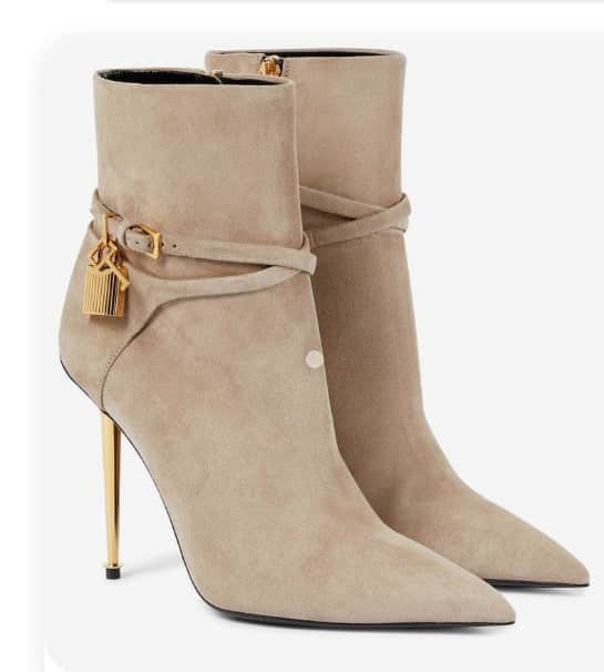 European Station Solid Color Cow Grain Pointed Toe Ankle Boots BadAssWear.fi