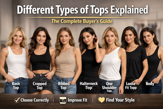 Different Types of Tops Explained – The Complete Buyer’s Guide