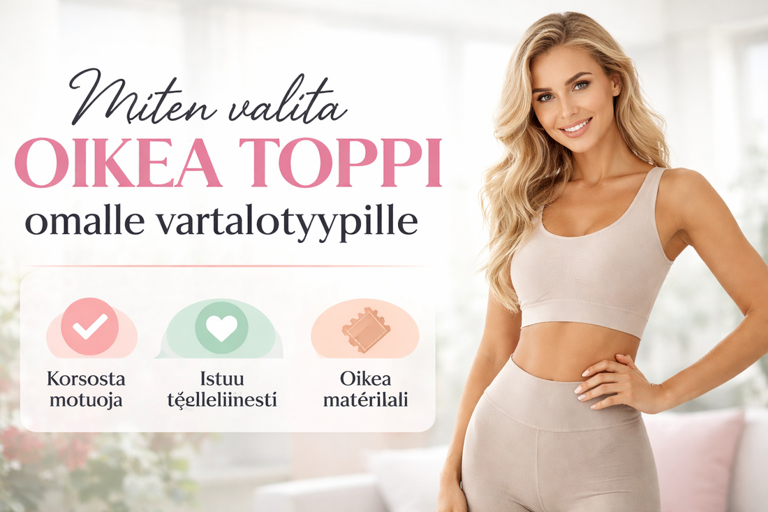 Miten valita oikea toppi omalle vartalotyypille – täydellinen opas (2026)