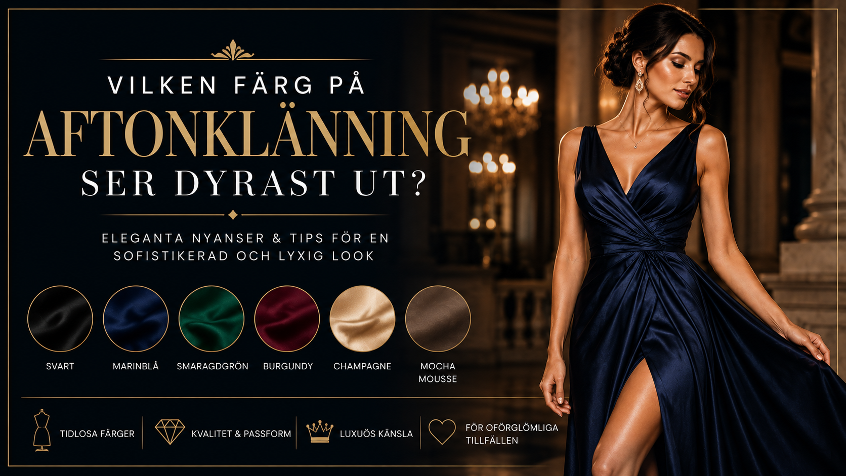 Vilken färg på aftonklänning ser dyrast ut? Så väljer du en elegant och lyxig nyans