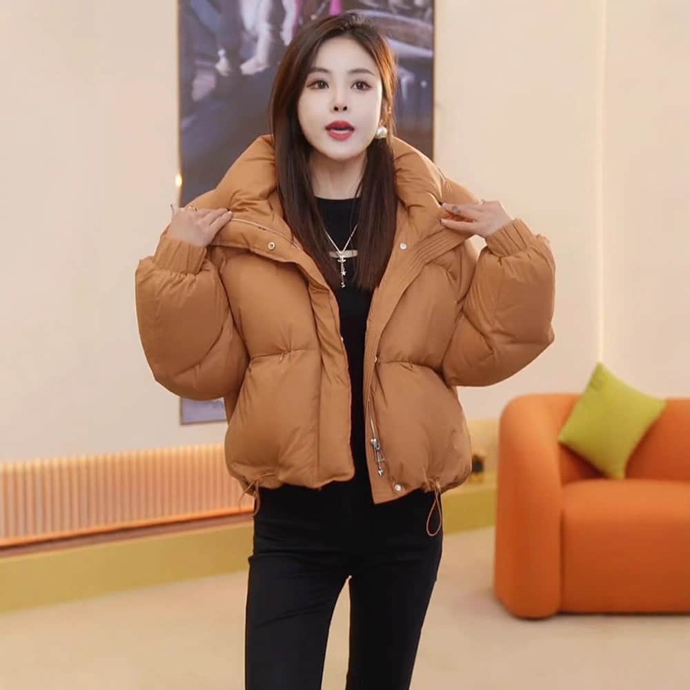 Versatile Loose Thick Bread Down Cotton-padded Jacket BadAssWear.fi