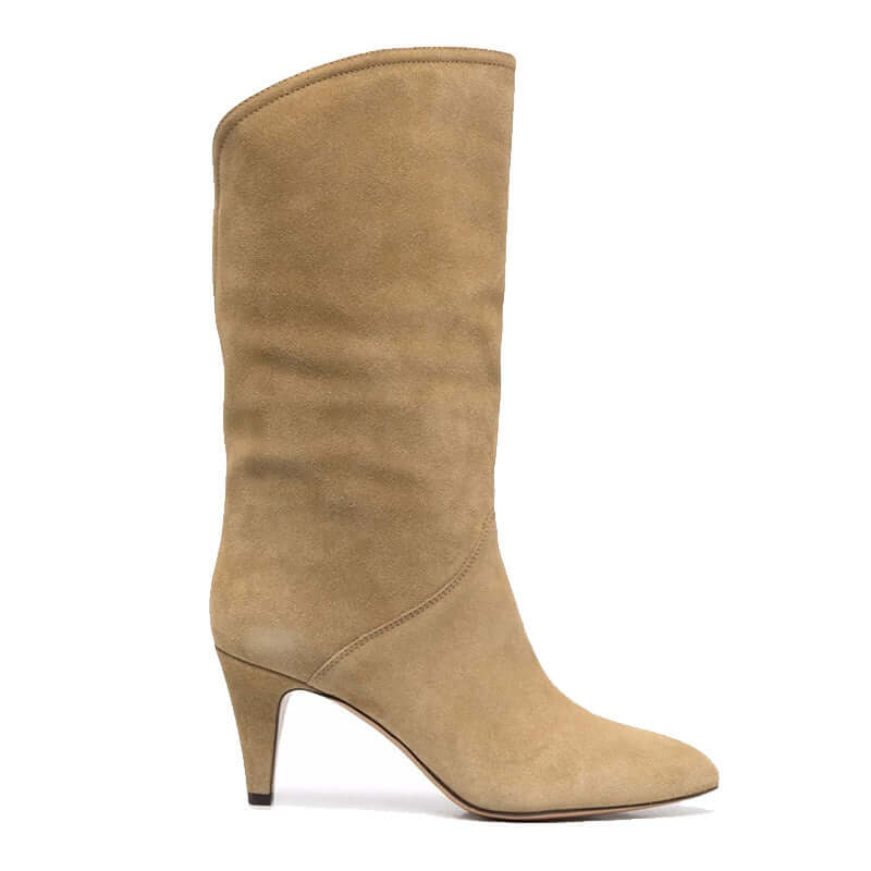 Western Boots With Pointed Toe And Tapered Heel null