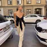 Sexy Bow Strap Backless Tube Top Sling For Women BadAssWear.fi