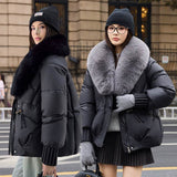 Large Size Straight Thickened Cotton-padded Coat BadAssWear.fi