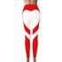 Butt-lifting Heart-patterned Patchwork Leggings With Excellent Stretch BadAssWear.fi