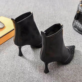 Pointed Toe Stiletto Heel Ankle Boots For Women BadAssWear.fi