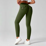 Fitness Yoga Pants For Women High-waisted Butt-lifting Stretchy Form-fitting Workout Tights BadAssWear.fi