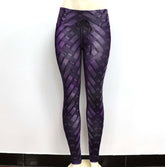 High Waist Iron Weave Print Push Up Yoga Workout Leggings Artsadd