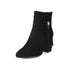 Low heel suede ankle boots women England BadAssWear.fi