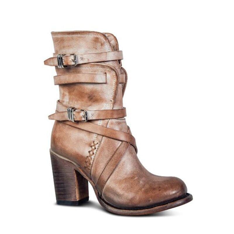 Ladies leather boots BadAssWear.fi