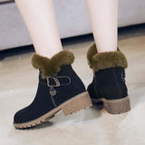 Real rabbit side zipper boots BadAssWear.fi