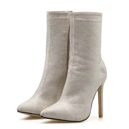 Women Pointed Toe Heeled Boots BadAssWear.fi