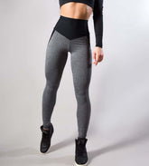 Contrasting Color Stitching Hip-Lifting Slim-Fitting Sports Running FitnessYoga Leggings Artsadd