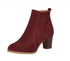 Short Boots Women Martin Boots Mid Heel Thick Heel Women&