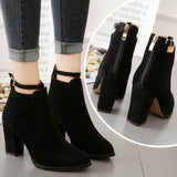 High-heeled Martin Boots For Women BadAssWear.fi