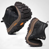 Winter Men's Cotton Shoes Wool Sports Leather Shoes BadAssWear.fi