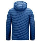 Men'S Cotton-Padded Jacket With Hooded Removable Cap badasswear