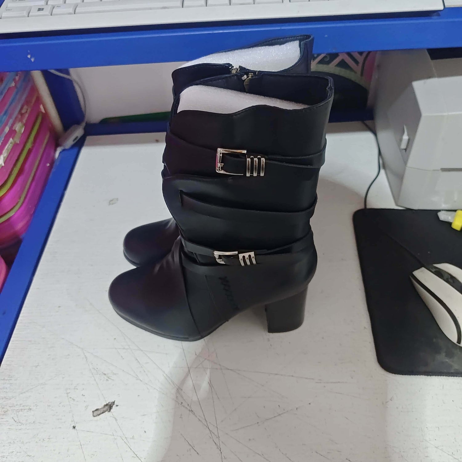 Ladies leather boots BadAssWear.fi