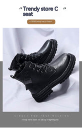 Autumn And Winter Cowhide Casual Men&