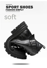 Autumn And Winter Cowhide Casual Men&