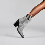 Women's Fashionable Totem Embroidered Ankle Boots BadAssWear.fi