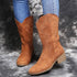 Large size low heel women boots WISH women&