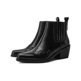 Leather Boots Women Genuine Pointed Toe BadAssWear.fi