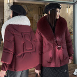 Large Size Straight Thickened Cotton-padded Coat BadAssWear.fi