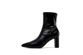 Mid-tube Boots High Heels Autumn And Winter Thick With Fashion Martin Boots Women BadAssWear.fi