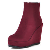 Autumn And Winter Women Platform Platform Wedge Boots BadAssWear.fi