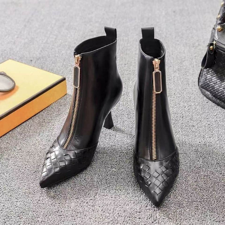 Pointed Toe Stiletto Heel Ankle Boots For Women BadAssWear.fi