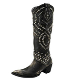 Rivet Female Boots With Chunky Heels BadAssWear.fi