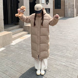 Women's Mid-length Over-the-knee Cotton Coat BadAssWear.fi