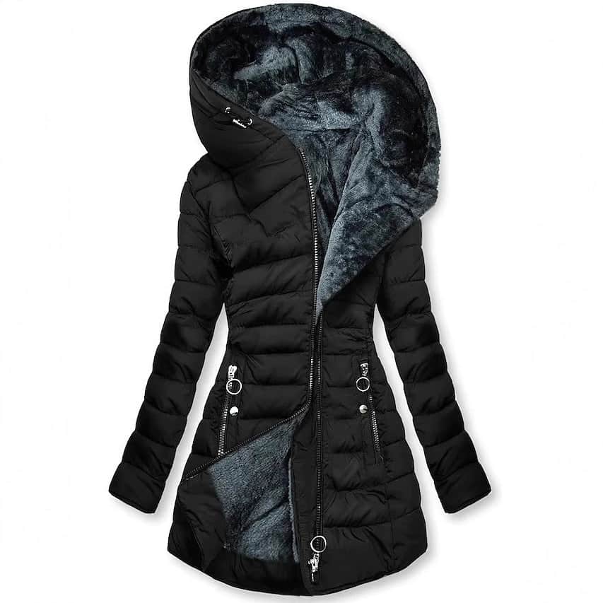 Slim-fit Cotton-padded Jacket Coat Hooded BadAssWear.fi