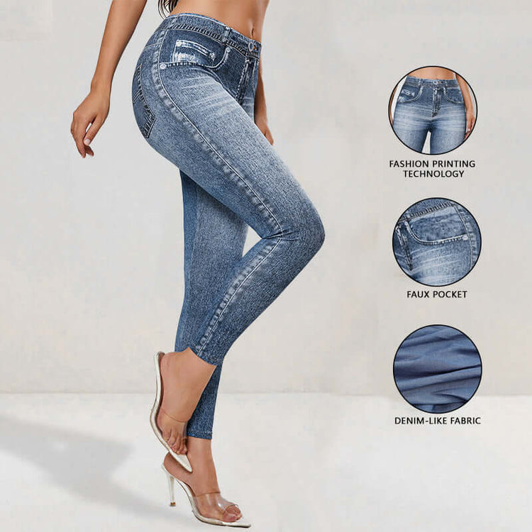 Retro High Elastic Tights Hip Lifting Yoga Trousers BadAssWear.fi