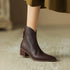 Simple Solid Color And Nude Ankle Boots For Women BadAssWear.fi