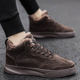 Winter Warm Cotton Shoes Men's Mid-top Trendy BadAssWear.fi