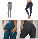 Plaid Leggings Fitness Yoga Pants Women's Seamless High Waist Leggings Breathable Gym Artsadd