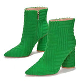 Heeled Boots For Women Fashion Pionted Toe Shoes BadAssWear.fi