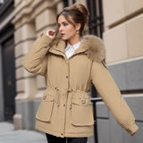 Women's Clothing Velvet Padded Thickened Coat BadAssWear.fi