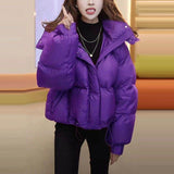 Versatile Loose Thick Bread Down Cotton-padded Jacket BadAssWear.fi