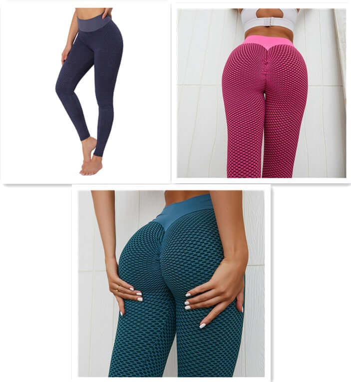 Plaid Leggings Fitness Yoga Pants Women&