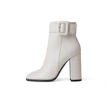 Thick Heel Short  Women Fashion Women's Boots BadAssWear.fi