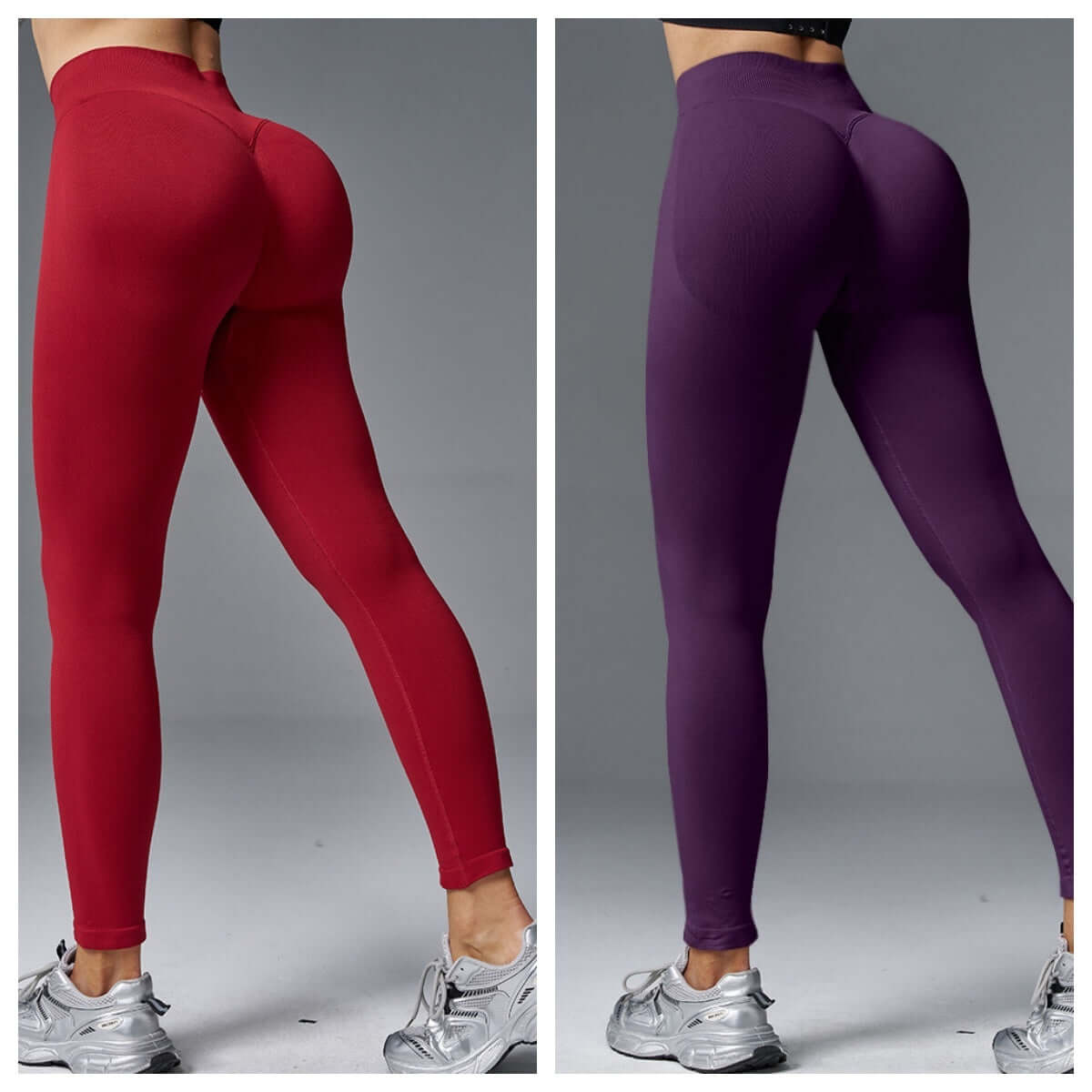 Peach Hip Tight Mid Waist Yoga Pants Hip Lifting Running Fitness BadAssWear.fi