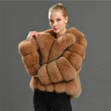 Coat Imitation Fox Fur Women's Clothing BadAssWear.fi