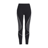 Women's Color Matching Mesh European And American High Waist Yoga Pants BadAssWear.fi