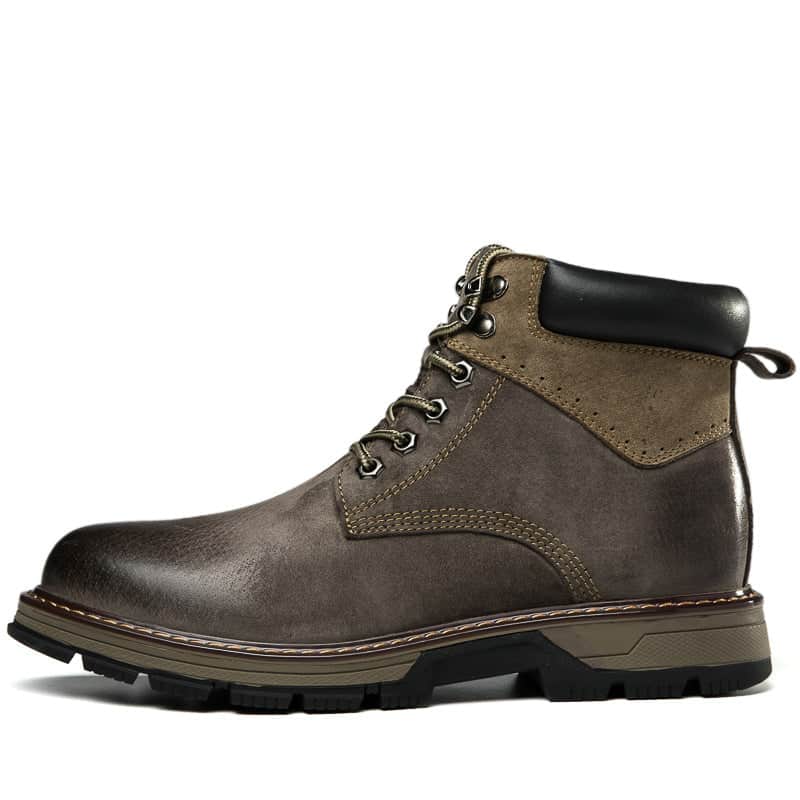 Winter Leather Martin Boots Men's Shoes High Top British BadAssWear.fi