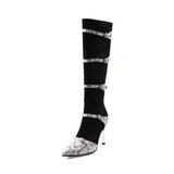 Sexy Boots Women Knee High Boots Thin High Heels Shoes Woman Autumn BadAssWear.fi