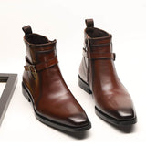 Autumn and Winter Martin Boots High-Top Shoes England Mid-Tube BadAssWear.fi