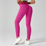 Fitness Yoga Pants For Women High-waisted Butt-lifting Stretchy Form-fitting Workout Tights BadAssWear.fi